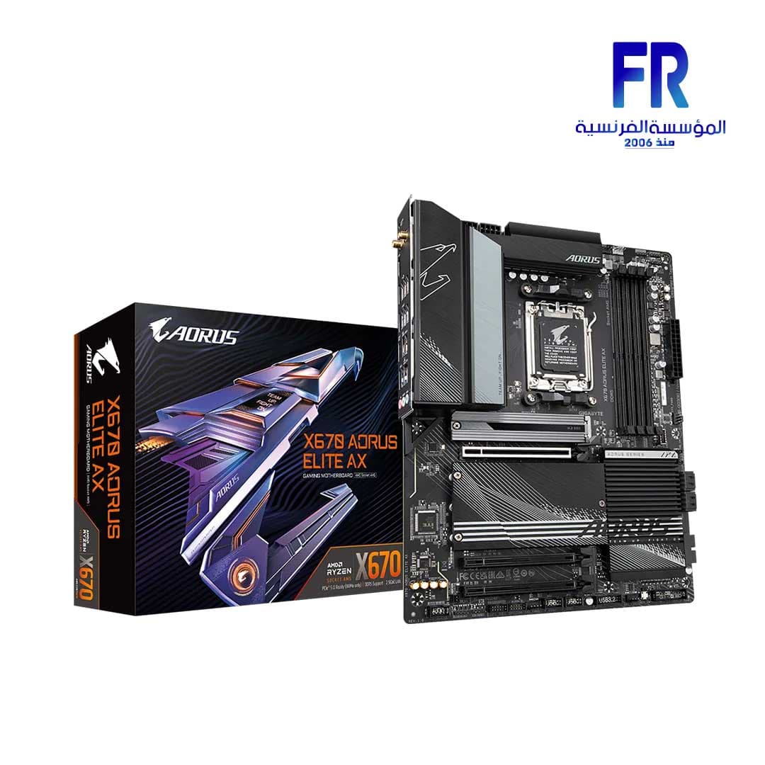 لوحة أم جيجابايت X670 Aorus Elite AX تدعم DDR5