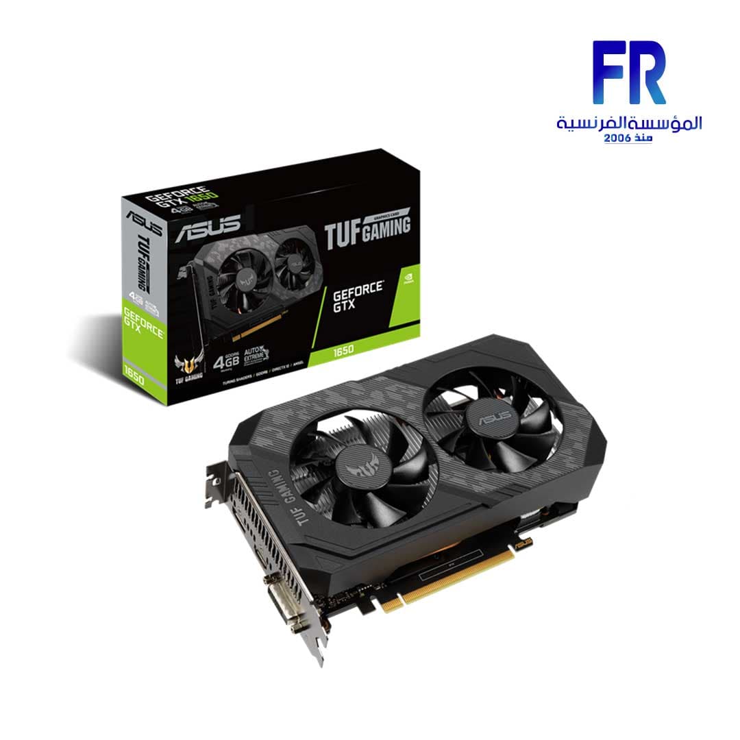 كرت شاشة اسوس Tuf Gaming GTX 1650 4Gb DDR6