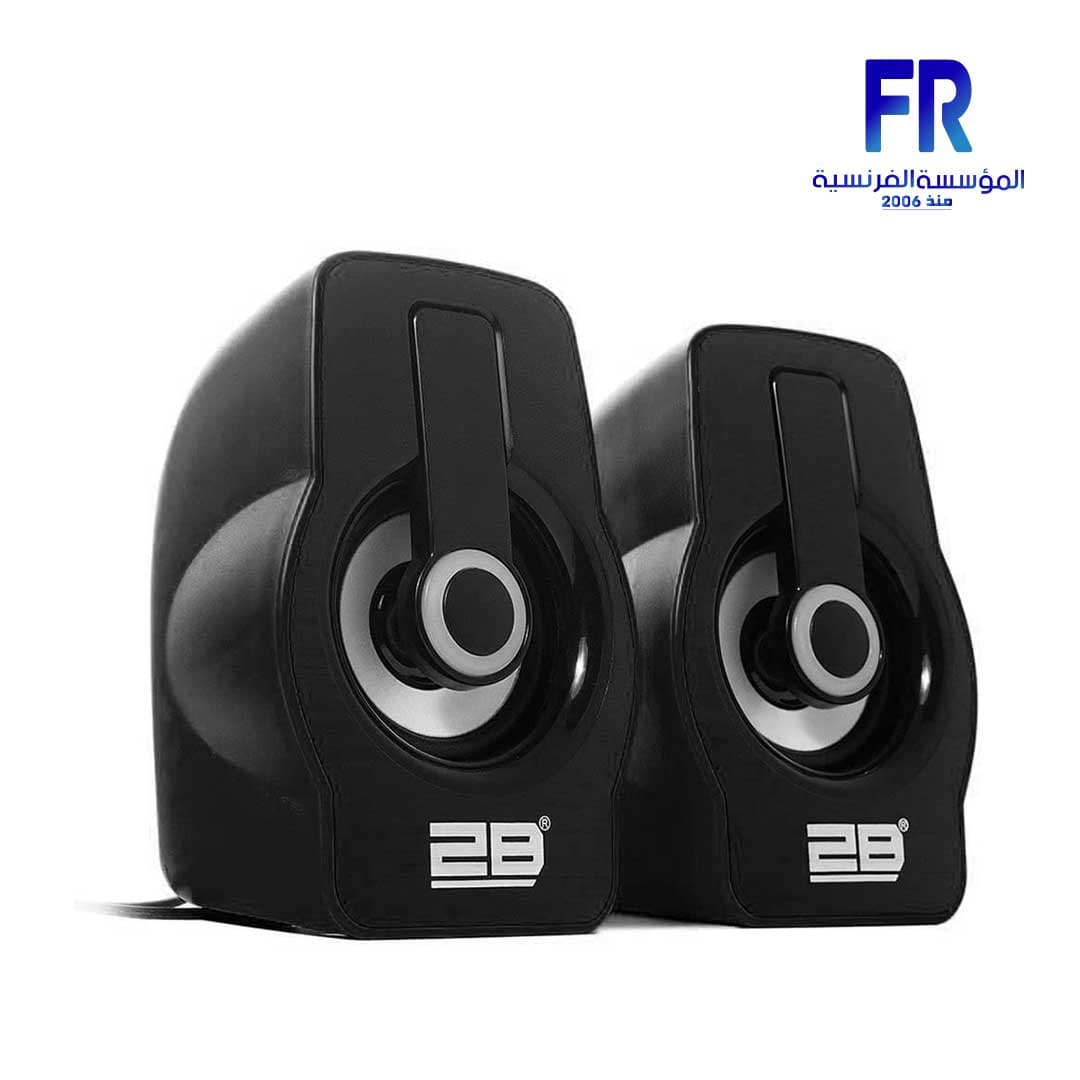 سماعة وسائط متعددة 2B SP114 بإضاءة LED ومنفذ USB