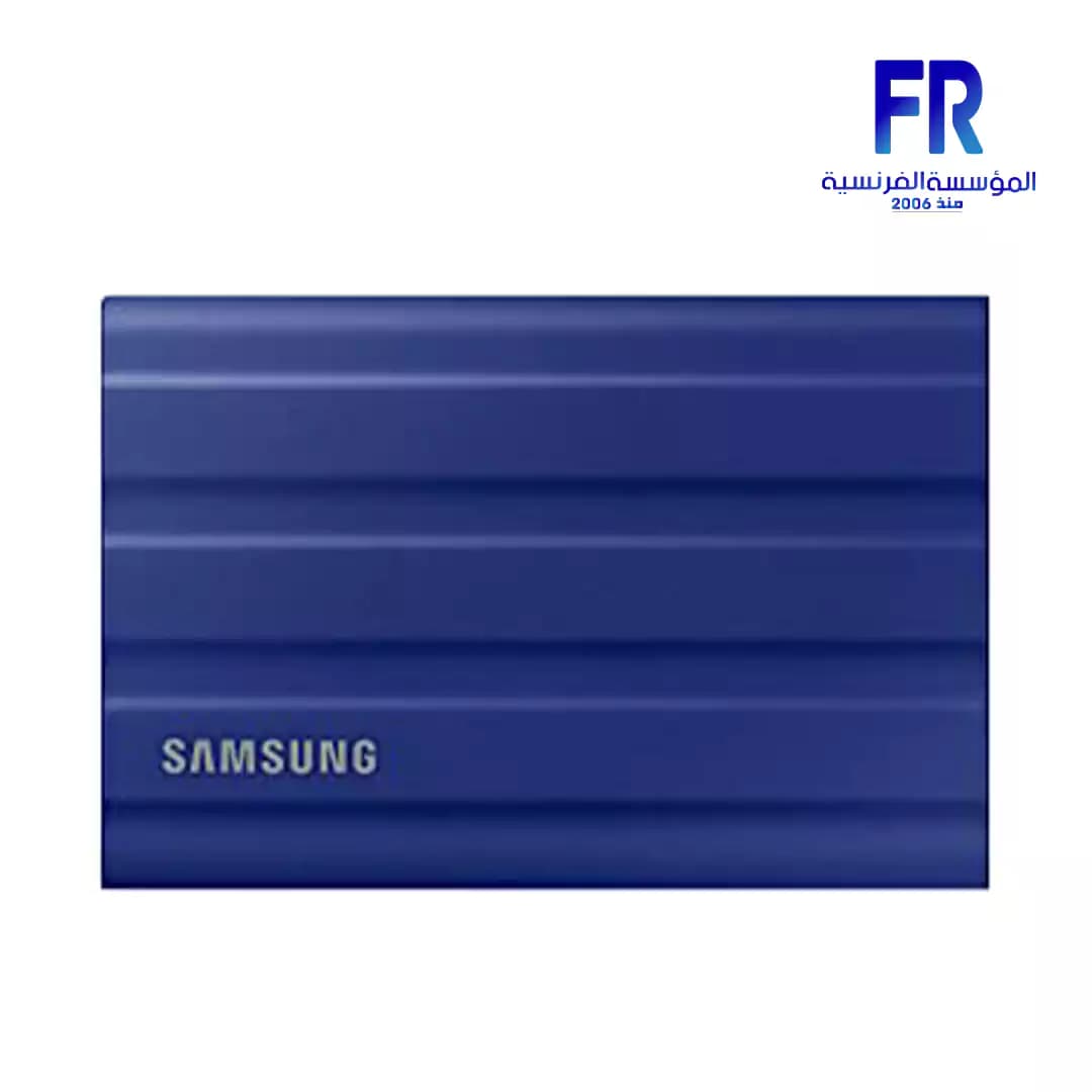 سامسونج T7 Shield هارد SSD خارجي 2TB، أزرق