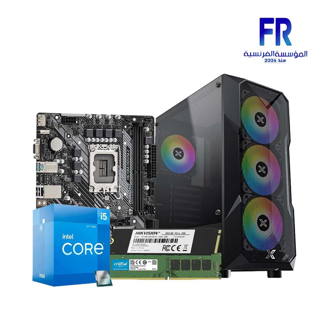 Fr Weekend 232023B Offer I5 12400 H610M 8Gb Ram 3200Mhz 256Gb Ssd Moon Knight  Gaming Build