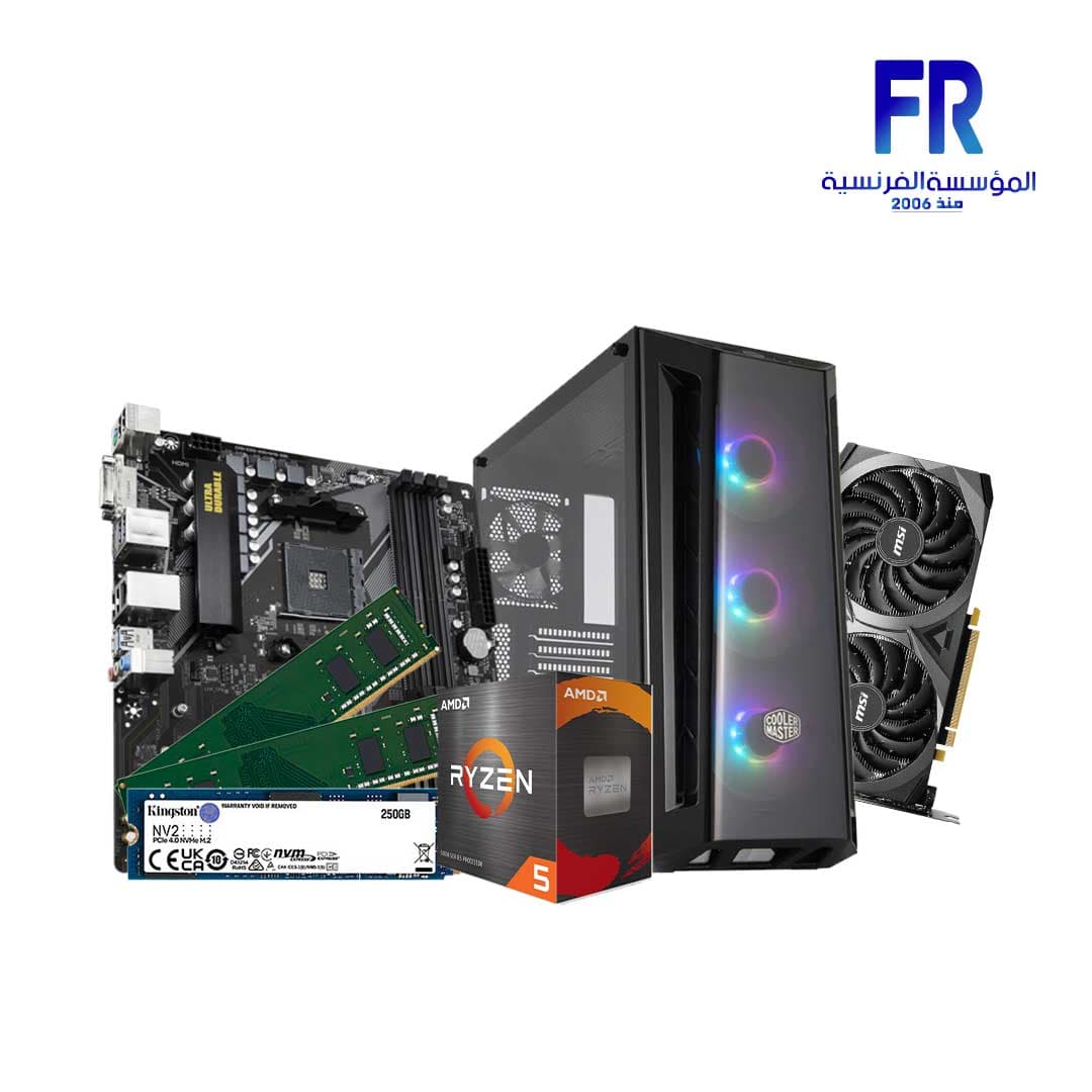 تجميعة جيمنج رمضان #4 كرت شاشة Rtx 3060 Ti Ventus 2X Ocv1