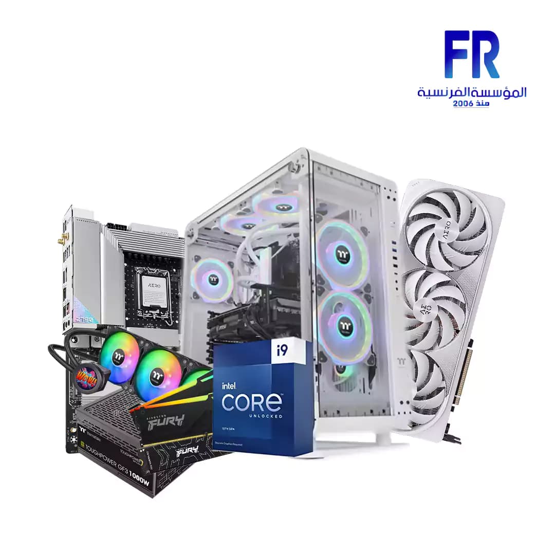 تجميعة جيمنج رمضان #6 معالج I9 13900Kf كرت شاشة Rtx 4080 Aero Oc