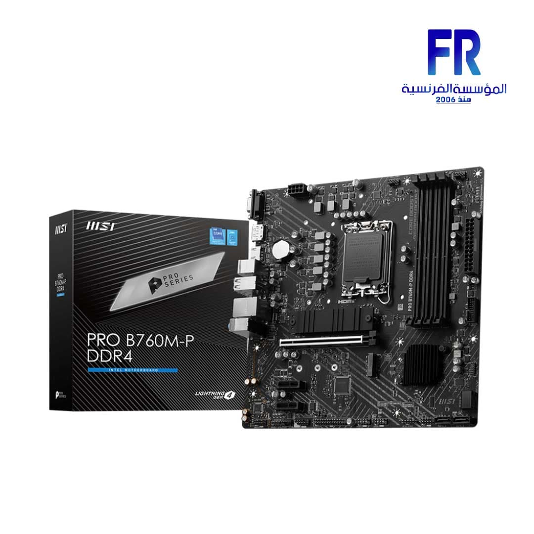 Msi Pro B760M-P DDR4 Motherboard