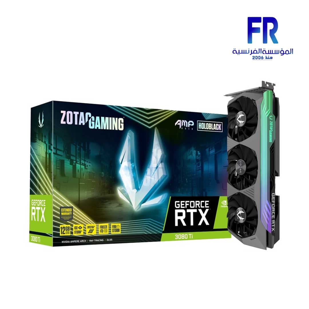 كرت شاشة Zotac RTX 3080 Ti Amp Holo 12Gb 384Bit GDDR6X