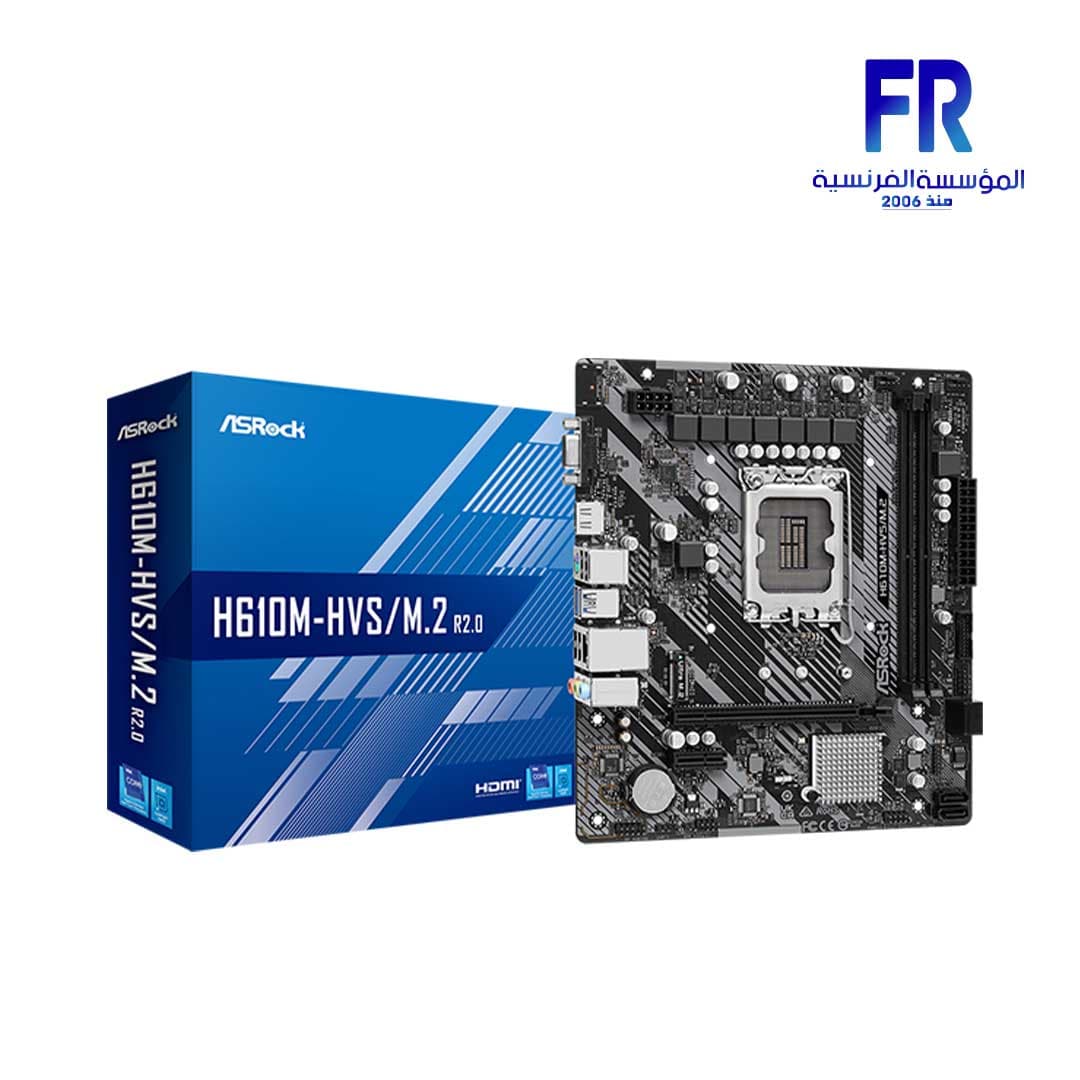 Asrock H610M-Hvs/M.2 R2.0 DDR4 Motherboard