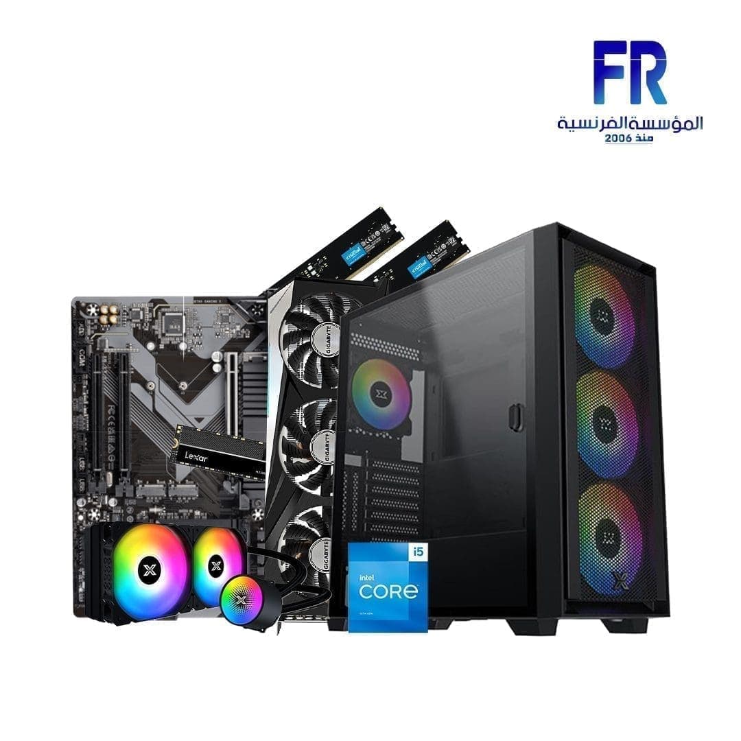 Alfrensia Summer Offers #14 I5 13400F B760 – 8G Ddr5 – Liquid Killer X 240 ARGB – Nm620 512Gb M.2 Nvme – Rtx3060Ti 8Gb – Xigmatek Anubis Pro Mesh ARGB – Hydra 750W 80+ Bronze Gaming Build