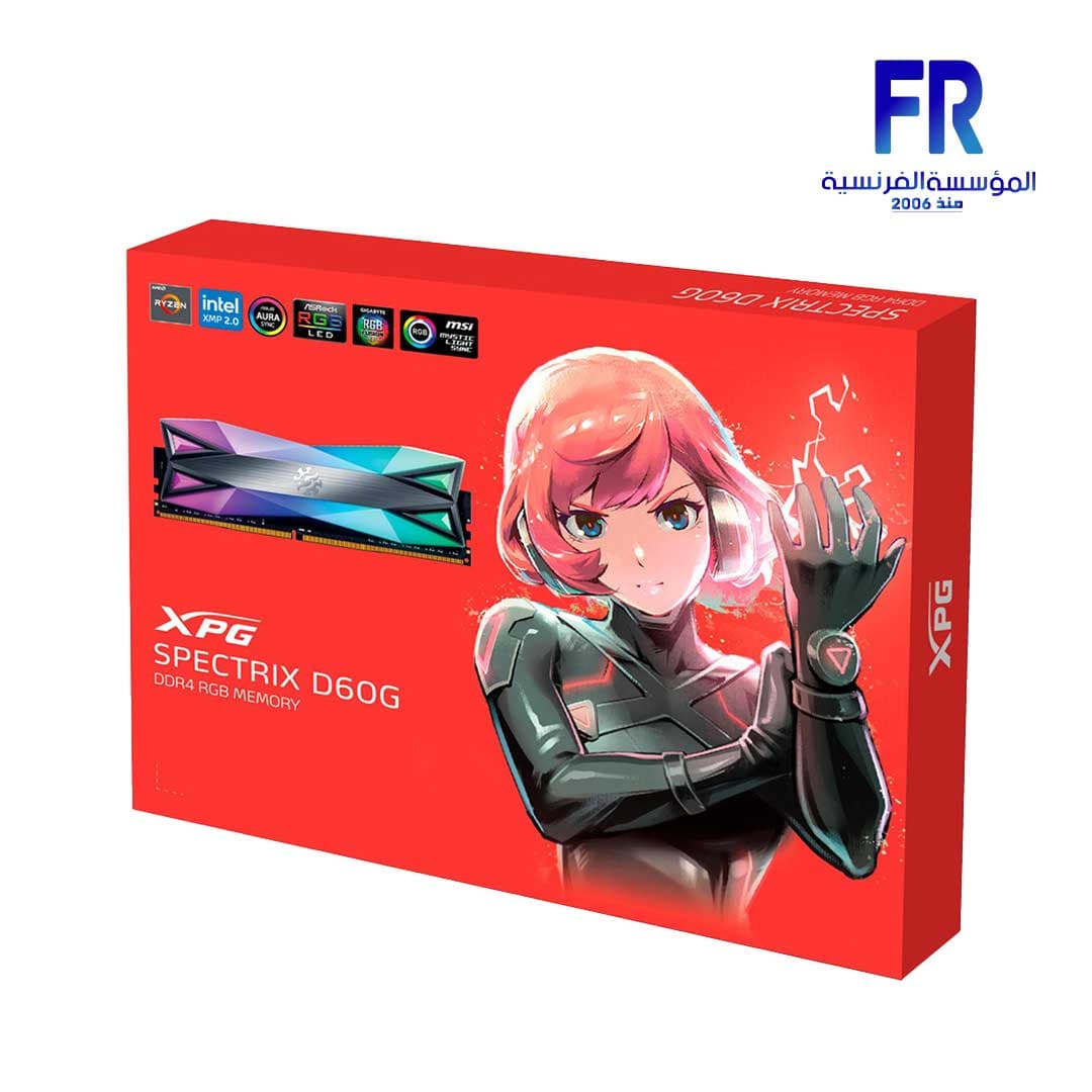 رامات كمبيوتر Xpg Spectrix D60G 32 جيجا (2×16) DDR4 3600 ميجاهرتز