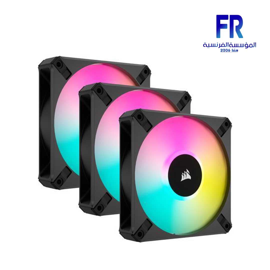 طقم مراوح كورسير Icue Af120 RGB Elite 120Mm Pwm ثلاثي