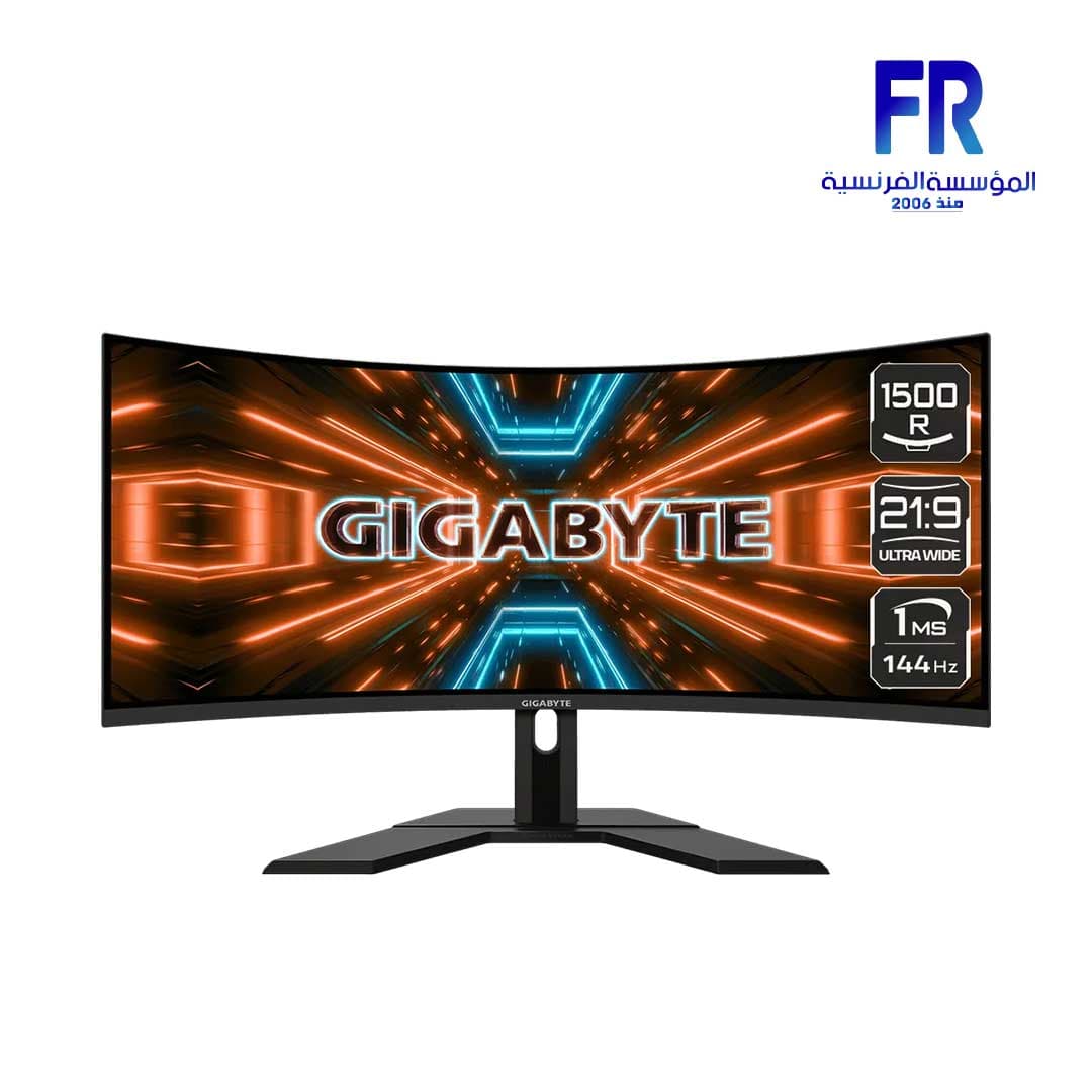 Gigabyte G34Wqc 34 Inch 144Hz 1Ms WQHD 3440 X 1440 VA Curved Gaming Monitor