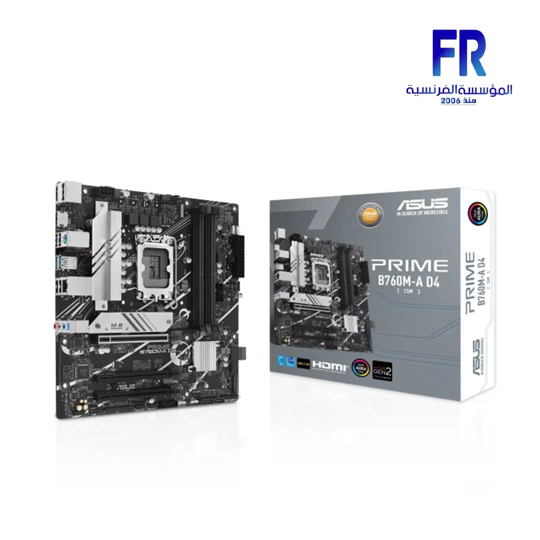 Asus Prime B760M A D4 Csm DDR4 Motherboard
