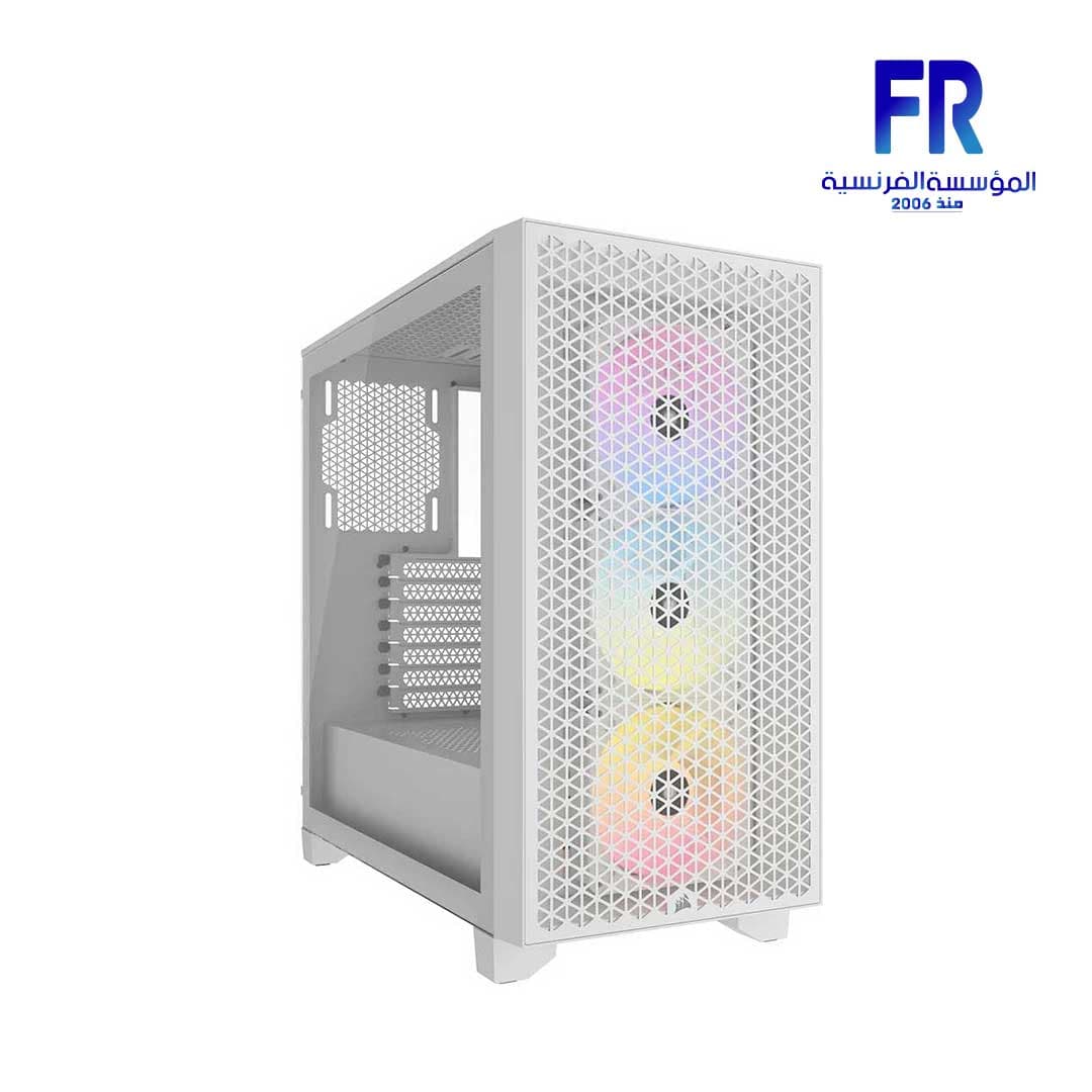 Corsair Icue 3000D RGB Airflow White Mid Tower Case