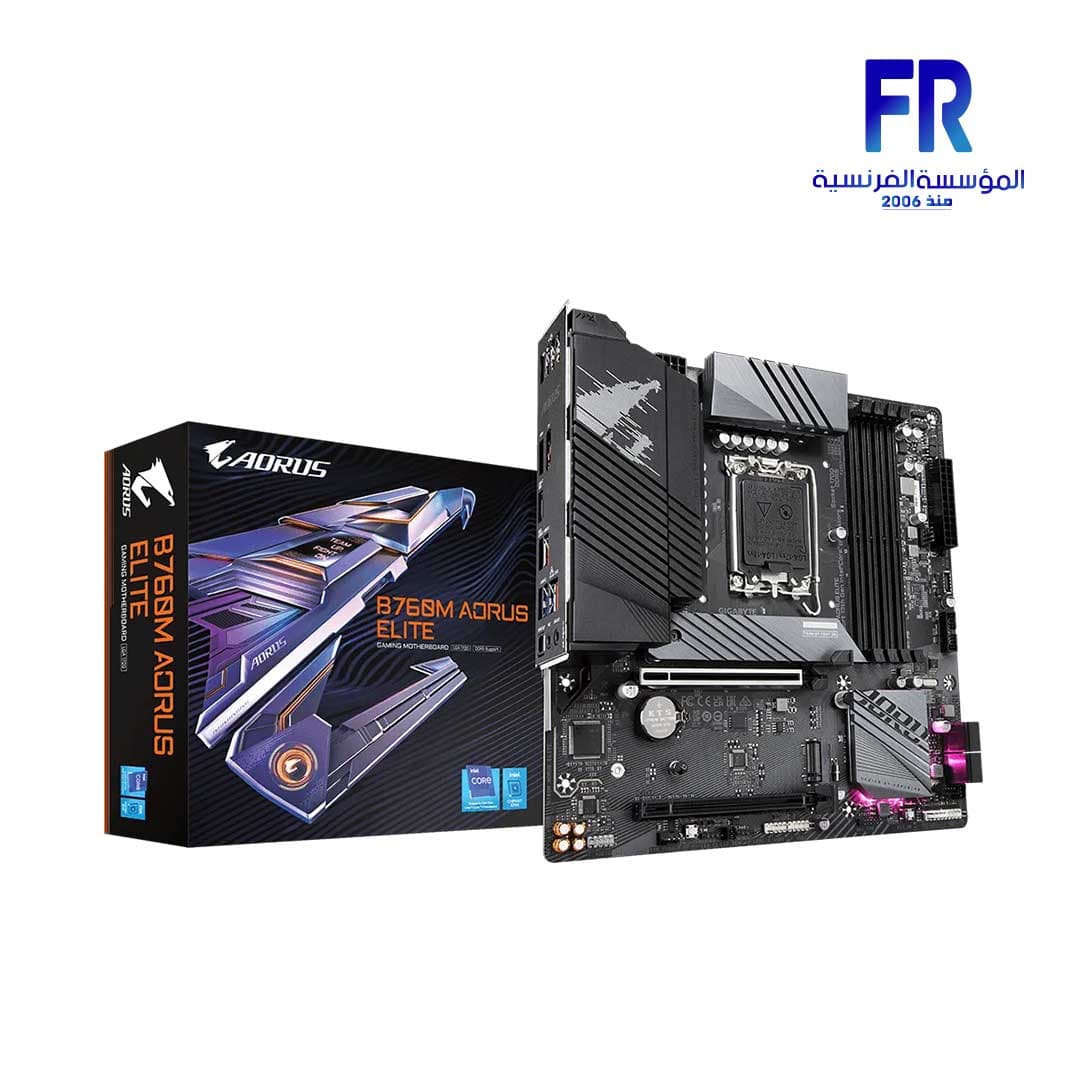 لوحة أم جيجابايت B760M Aorus Elite DDR5