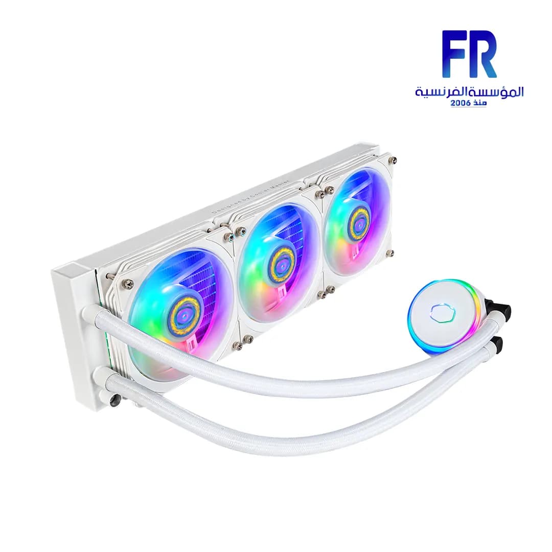 مبرد مائي للمعالج كولر ماستر Masterliquid Pl360 Flux لون أبيض