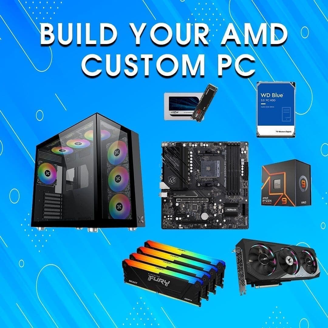 كمبيوتر جيمنج مجمع AMD