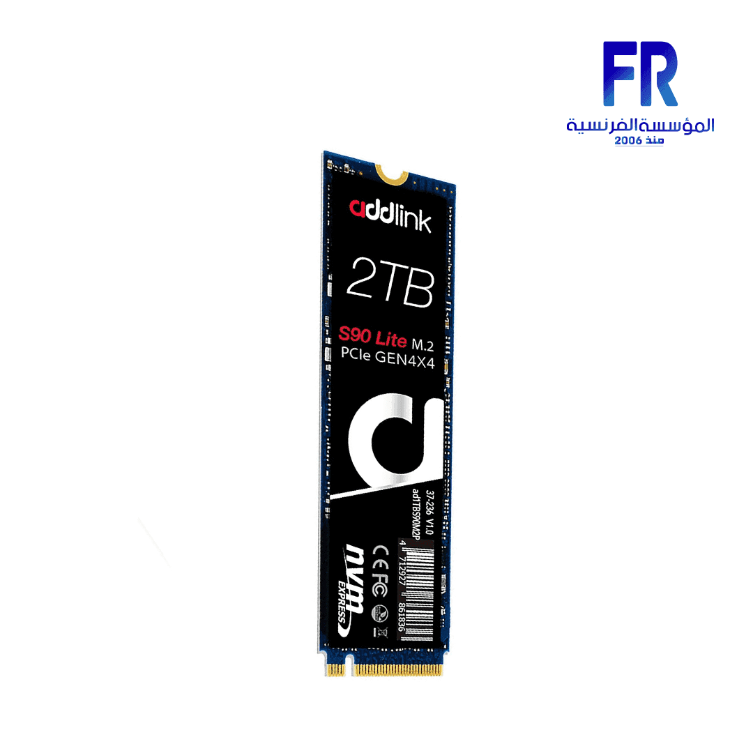 هارد SSD داخلي ادلينك S90 Lite سعة 2TB M.2 2280 PCIe Gen4 NVMe