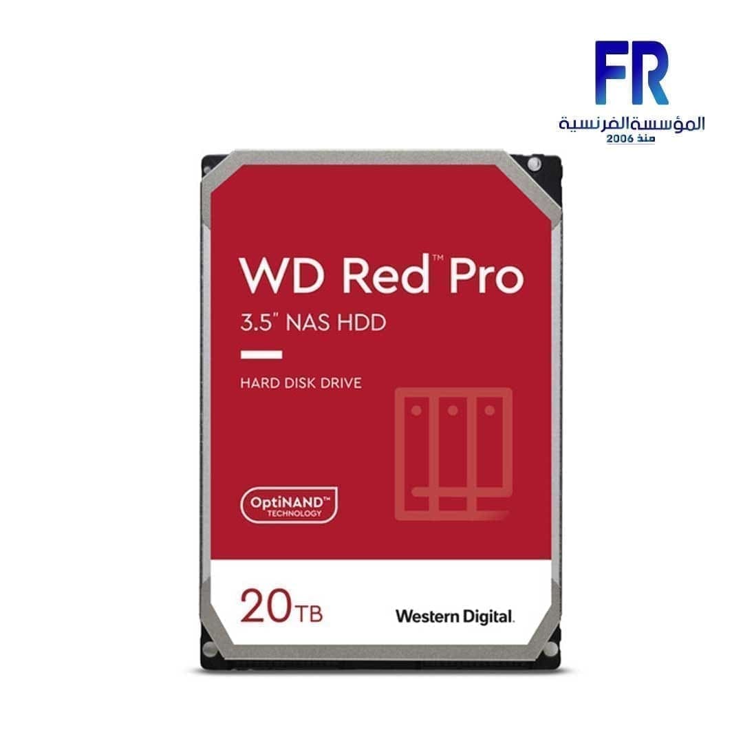 ويسترن ديجيتال Red Pro هارد ديسك داخلي NAS سعة 20TB