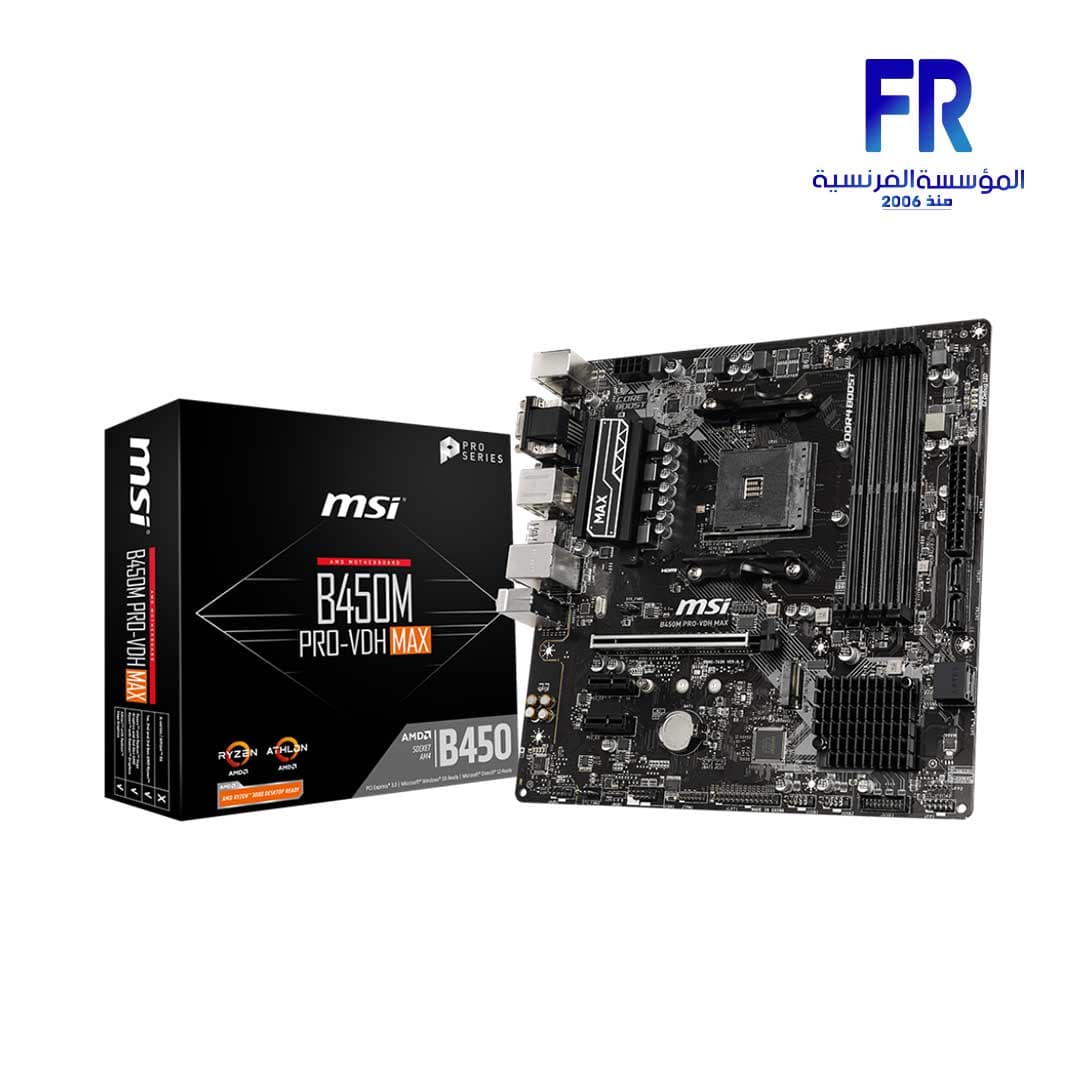 Msi B450M PRO VDH MAX DDR4 Motherboard