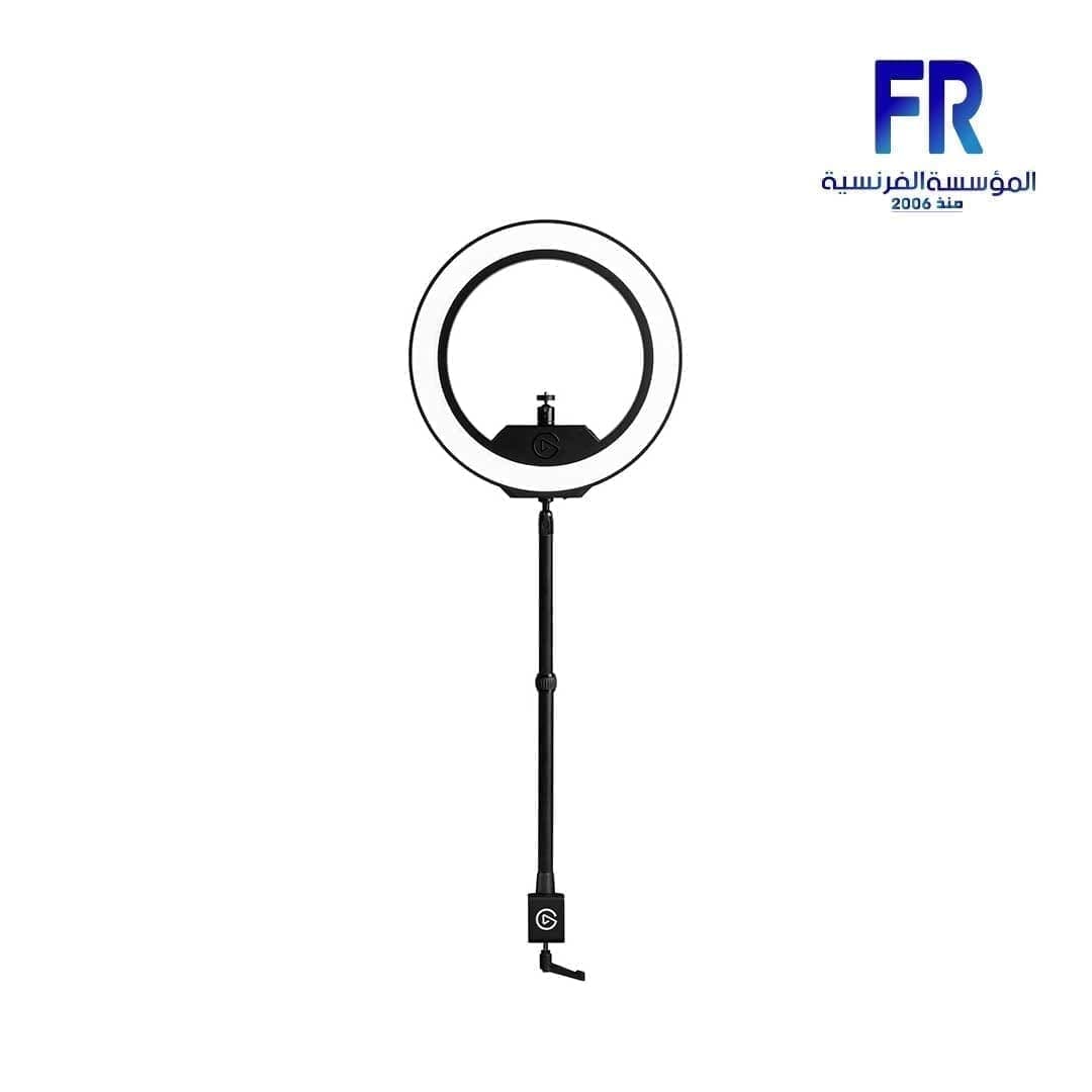 الجاتو Ring Light إضاءة احترافية 2500 لومن مع مشبك مكتب ورأس كروي للبث و Ring Light