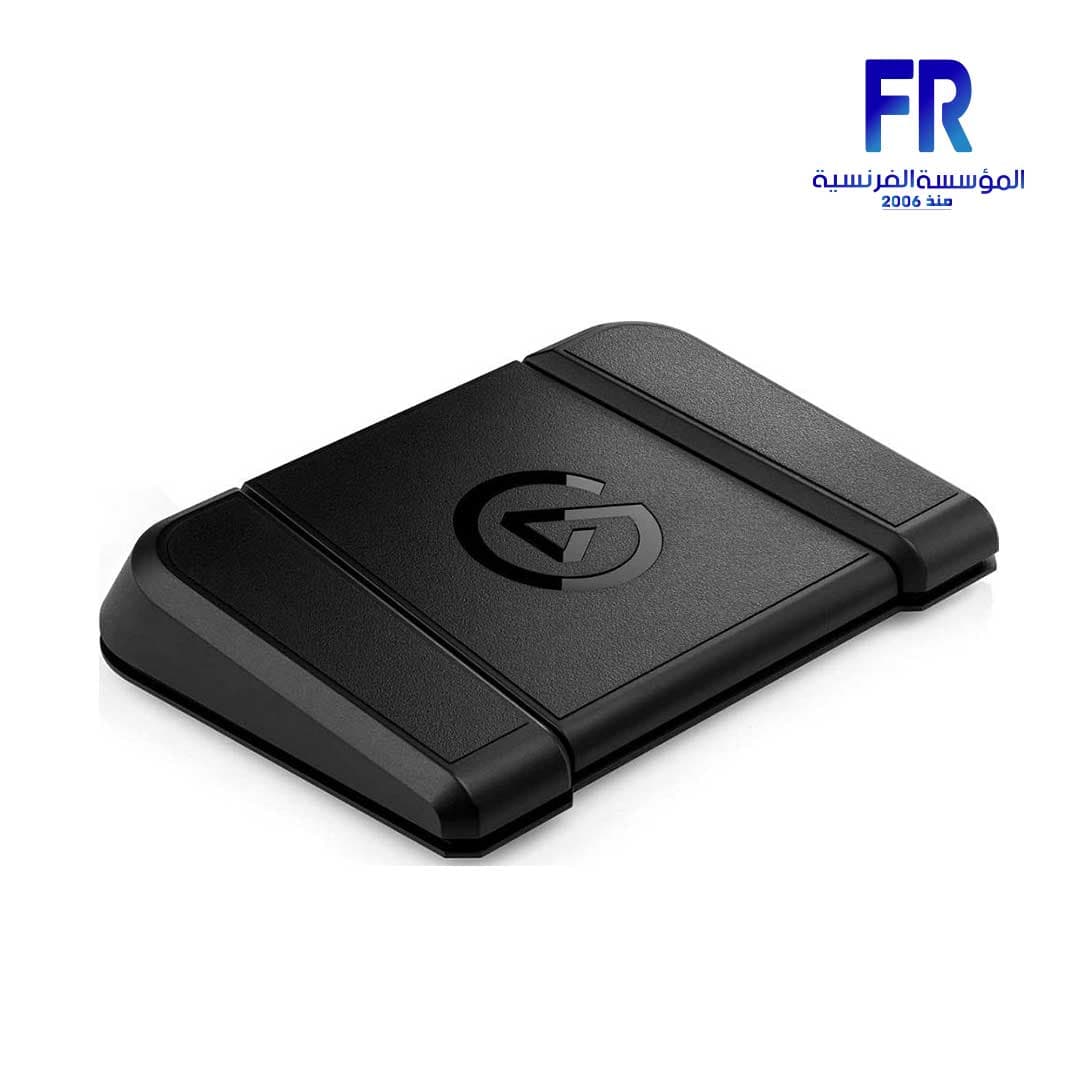الجاتو Stream Deck Pedal عدد 3 دواسات ماكرو، وحدة تحكم استوديو بدون استخدام اليدين لون أسود