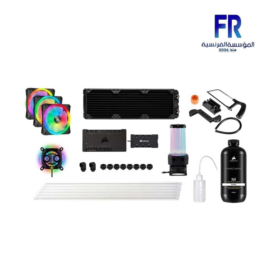 كورسير Hydro X Series icue XH305i RGB PRO طقم تبريد مخصص أسود