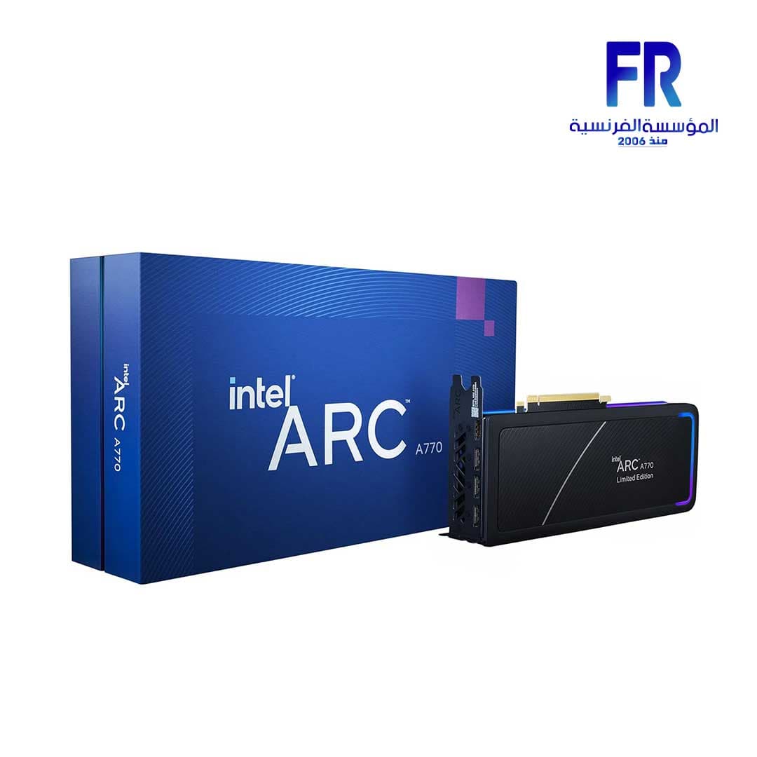 كرت شاشة انتل Arc A770 إصدار محدود سعة 16GB