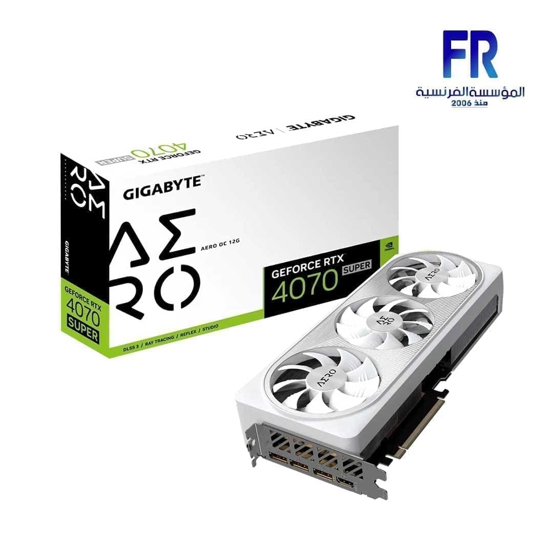 كرت شاشة جيجابايت RTX 4070 Super Aero OC 12Gb GDDR6X 192Bit