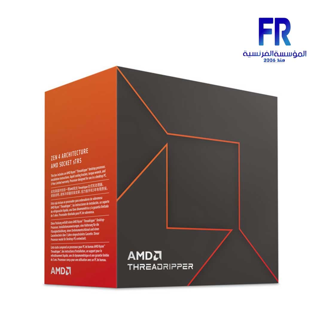 معالج اي ام دي Ryzen Threadripper 7980X بـ 24 نواة و 128 مسار يصل إلى 5.1 جيجاهرتز