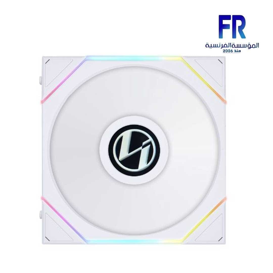 مروحة كيس Lian Li UNI FAN TL LCD 120MM RGB لون أبيض