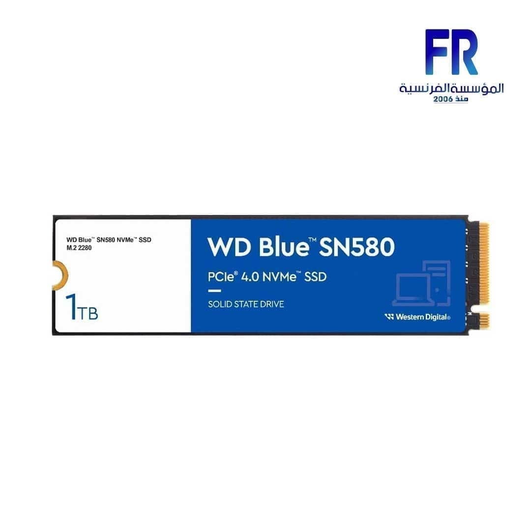 هارد SSD داخلي ويسترن ديجيتال Blue SN580 سعة 1Tb M.2 NVMe