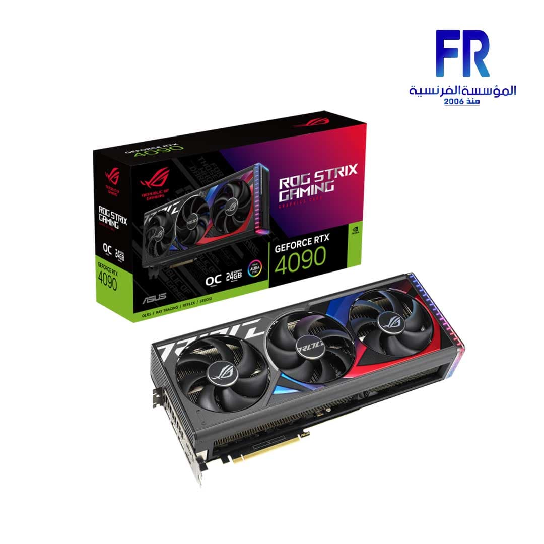 كرت شاشة اسوس Rog Strix RTX 4090 24Gb OC Edition GDDR6X 384Bit