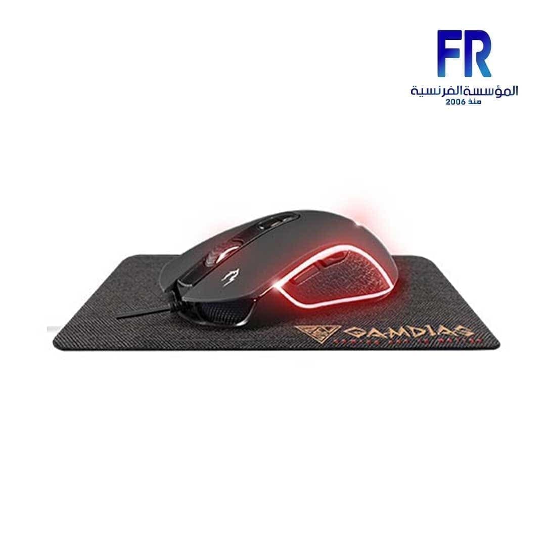 ماوس جيمنج Gamdias Zeus E3 + ماوس باد NYX E1
