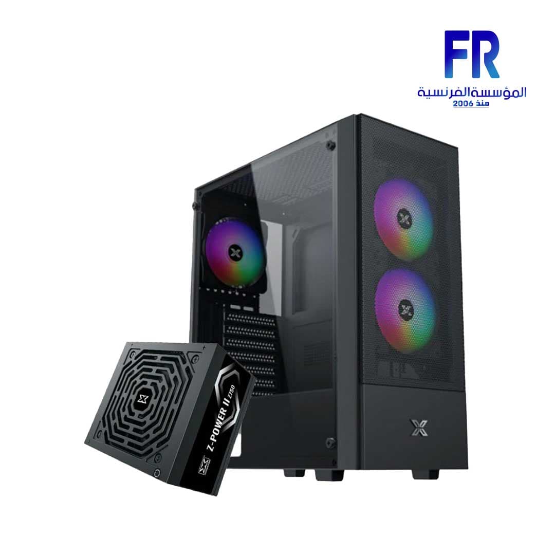 Xigmatek Hero II Air ARGB + Z-Power II Z750 600W Mid Tower Case