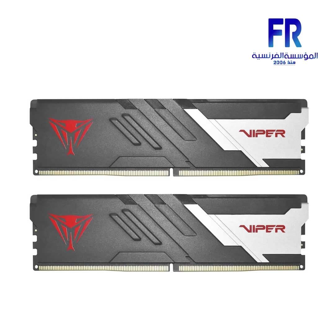 رام باتريوت فايبر فينوم للكمبيوتر المكتبي سعة 16GB (2x8GB) DDR5 بتردد 5200MHz