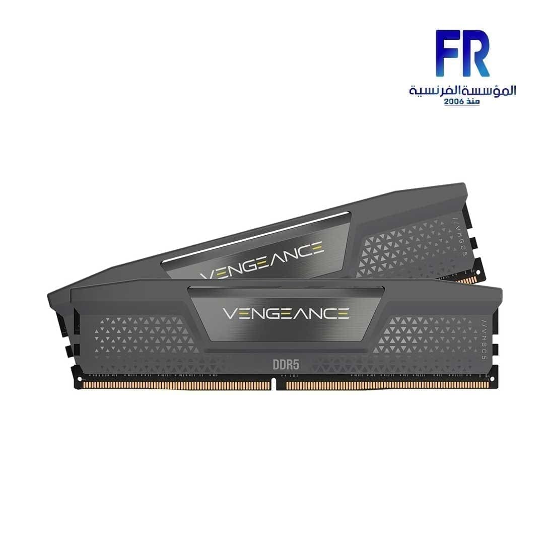 رام ديسكتوب كورسير Vengeance سعة 32GB (2x16GB) DDR5 سرعة 5200MHz CL40 تدعم AMD EXPO