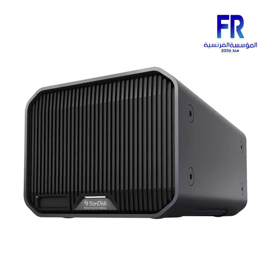 نظام تخزين سانديسك بروفيشنال 12 تيرابايت بفتحتين RAID Thunderbolt 3 طراز G RAID Mirror