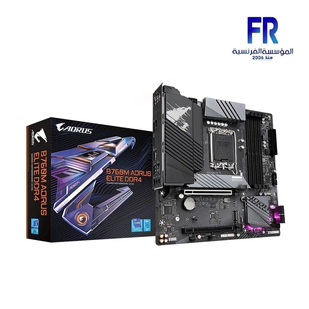 لوحة أم جيجابايت B760M Aorus Elite DDR4