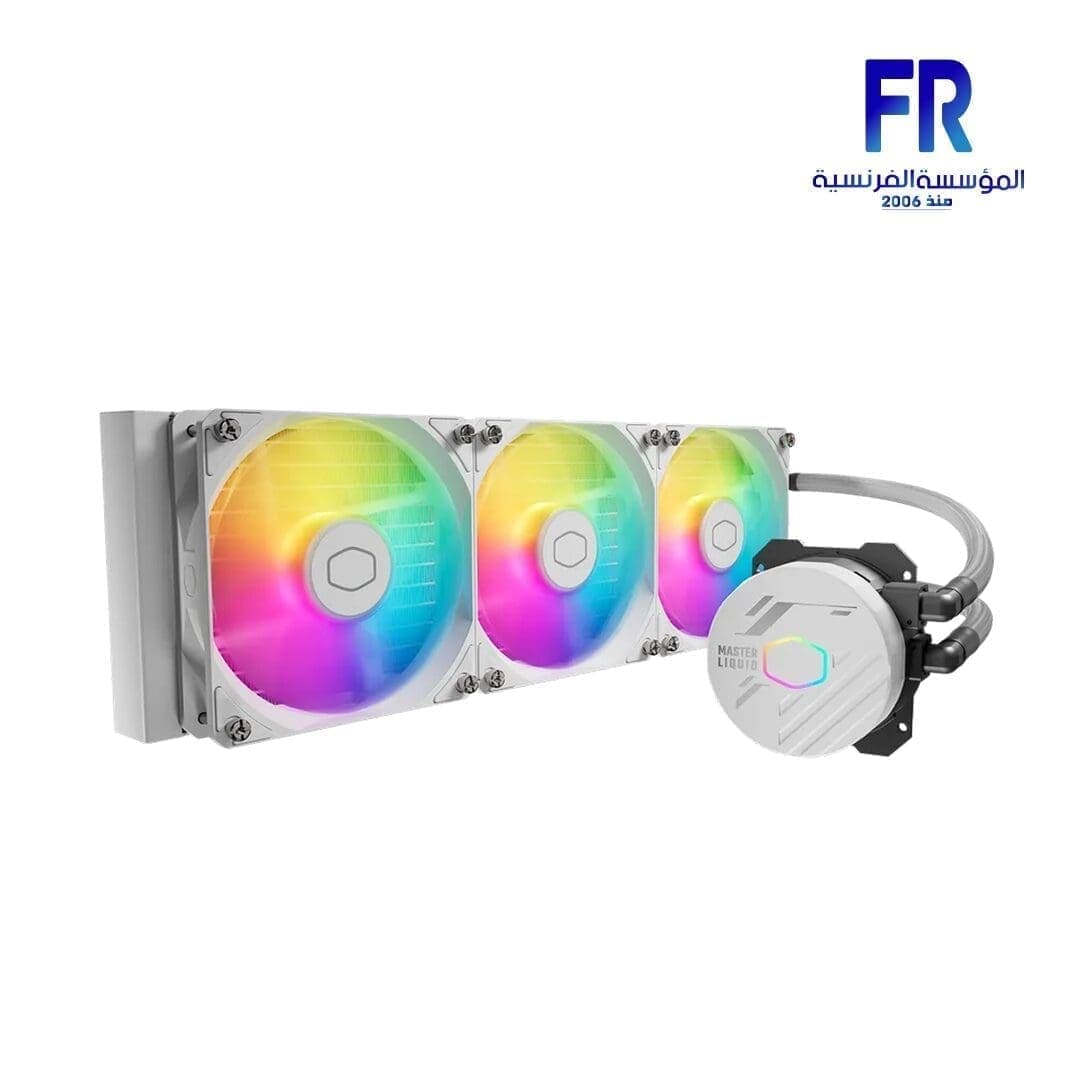 مبرد مائي للمعالج كولر ماستر MASTERLIQUID 360L CORE ARGB أبيض