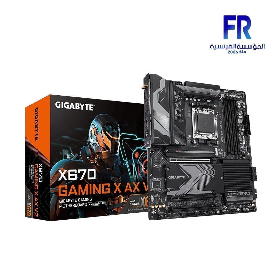 لوحة أم جيجابايت X670 GAMING X AX V2 مقبس AM5