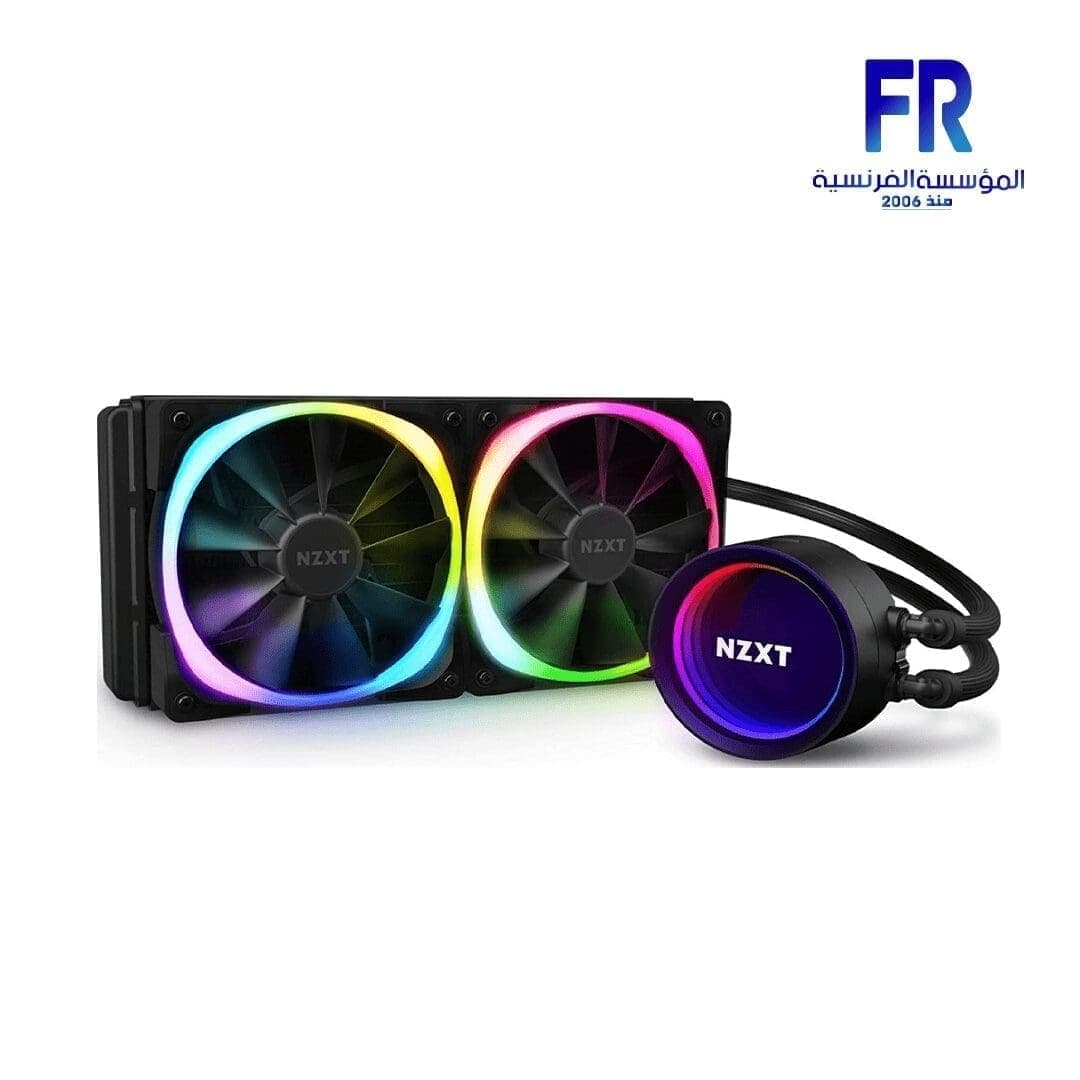 مبرد مائي للمعالج Nzxt Kraken X53 RGB 240MM أسود