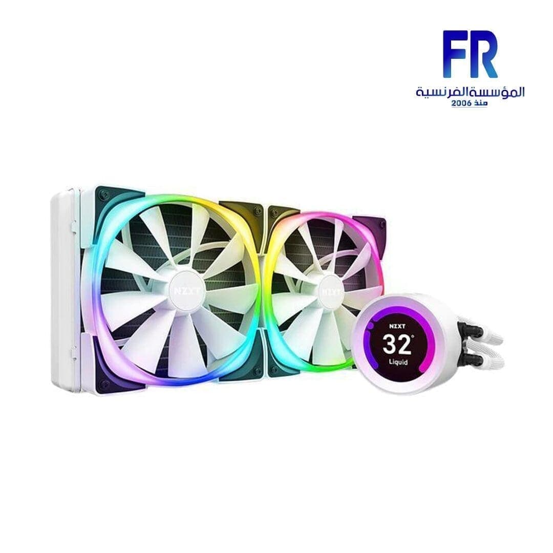 مبرد مائي للمعالج Nzxt Kraken Z63 RGB 280MM أبيض