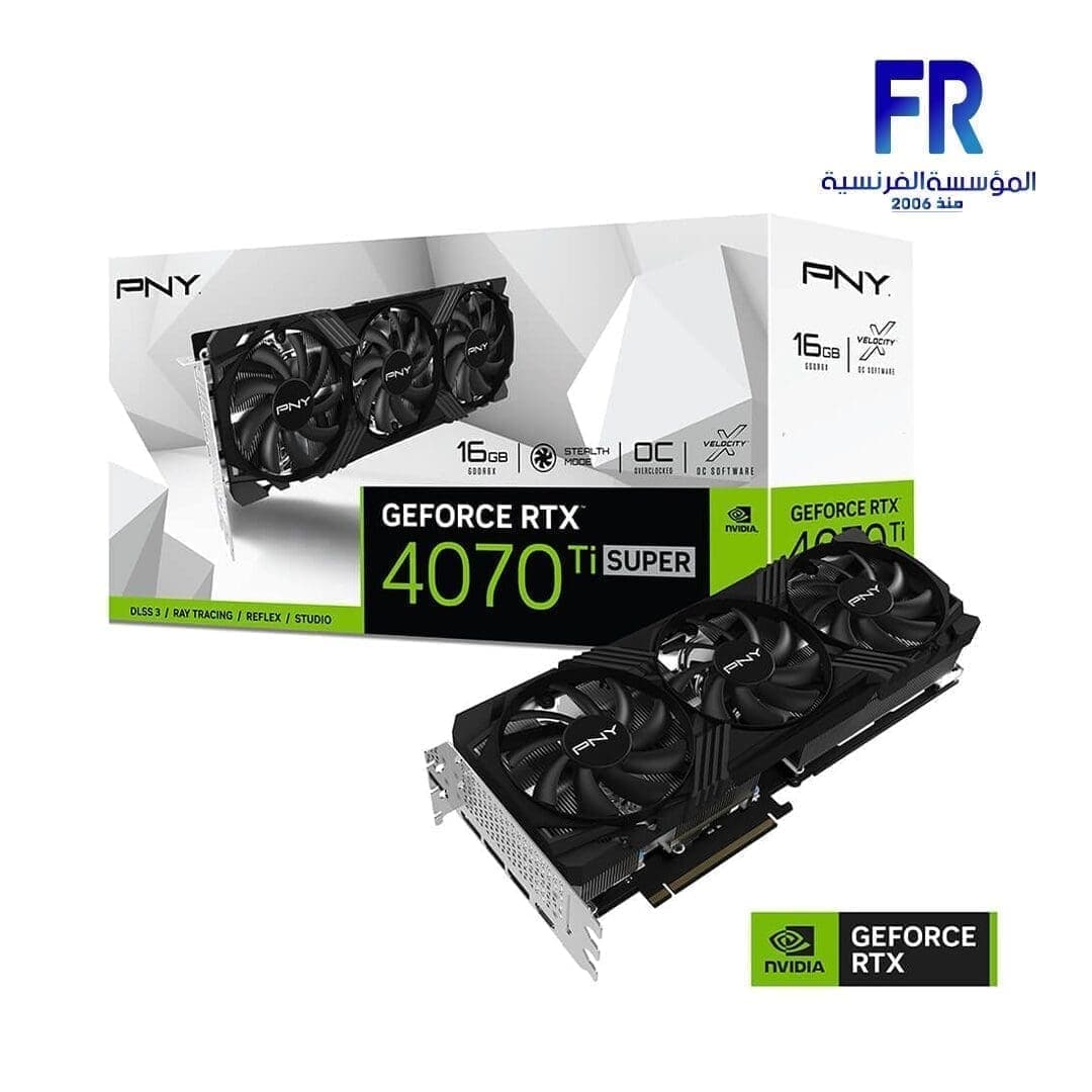 PNY RTX 4070 Ti Super Verto OC 16Gb GDDR6X Graphic Card