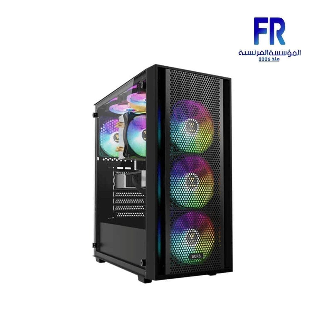 كيسة جيمنج Gamdias Aura GC2 Elite ARGB + باور سبلاي Helios E1 600W
