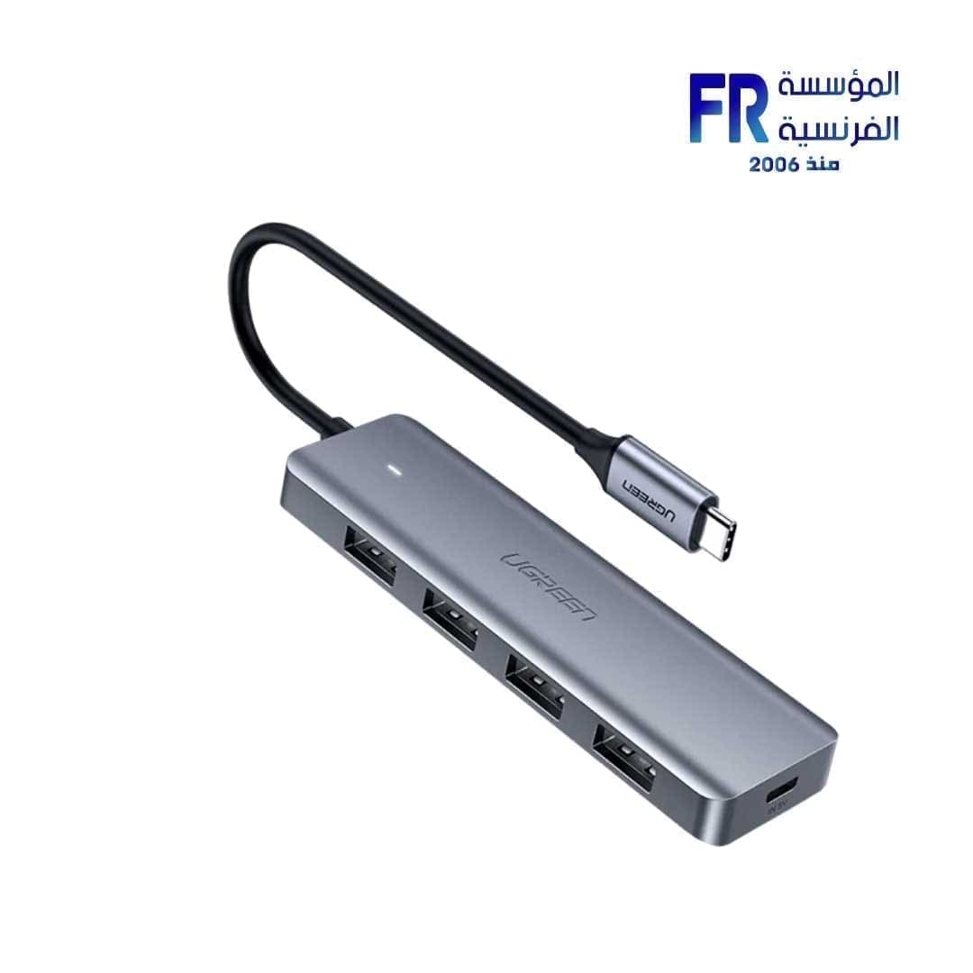 يوجرين موزع USB CM219 بـ 5 منافذ (4 منافذ USB 3.0 + منفذ USB-C)