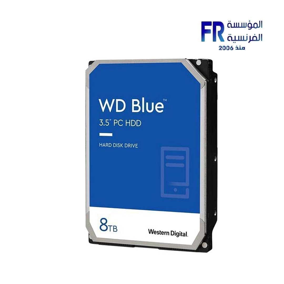 هارد ديسك داخلي ويسترن ديجيتال Blue سعة 8Tb للكمبيوتر المكتبي