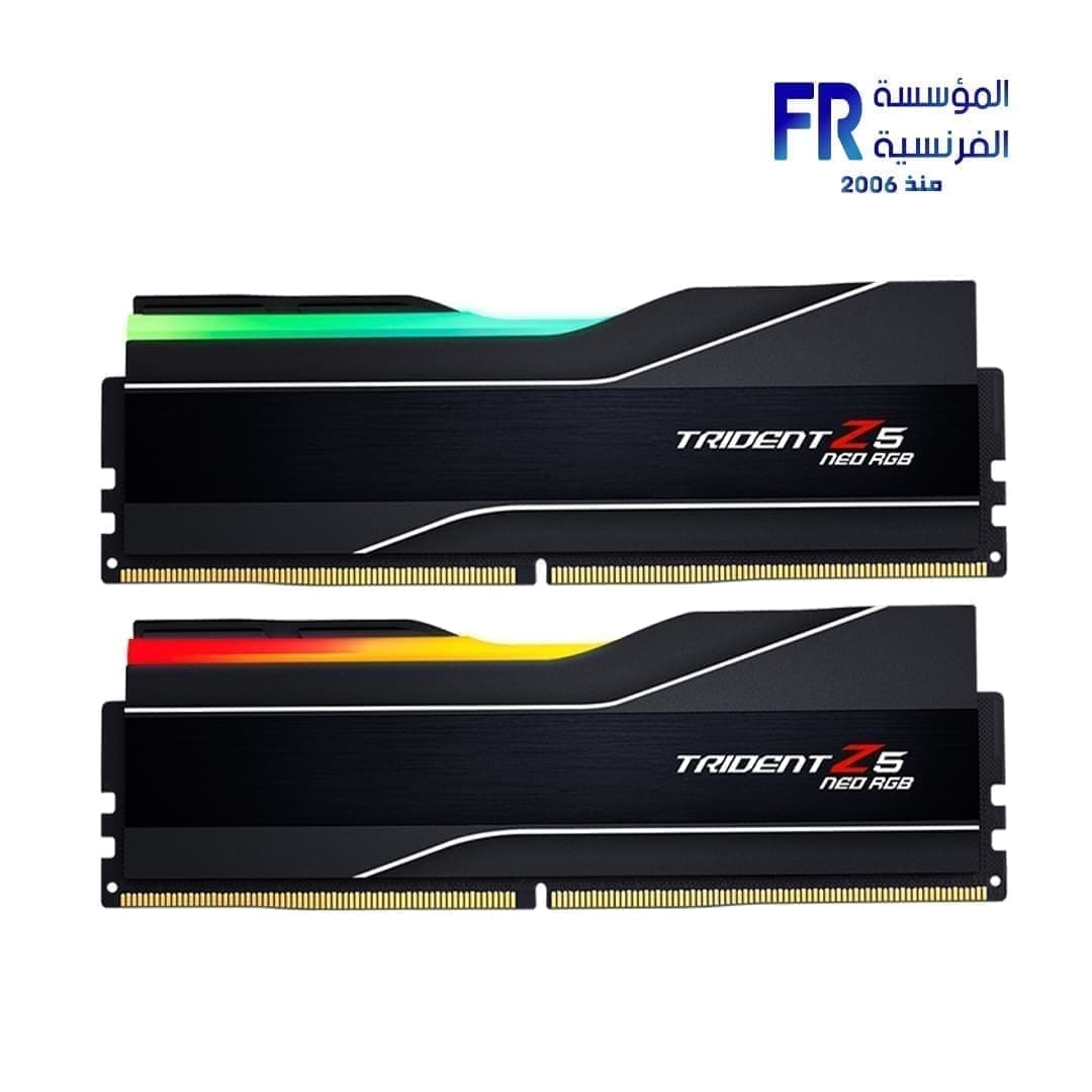 رامات ديسكتوب G Skill Trident Z5 Neo RGB سعة 32GB (2x16GB) DDR5 بتردد 5600Mhz CL30