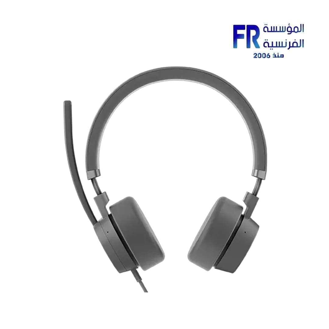 Lenovo Go ANC Storm Grey Wired Headset
