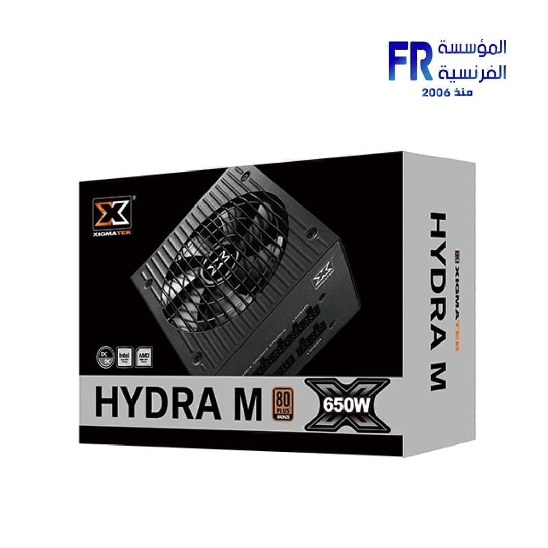مزود طاقة Xigmatek Hydra M650 بقدرة 650 وات 80+ برونز