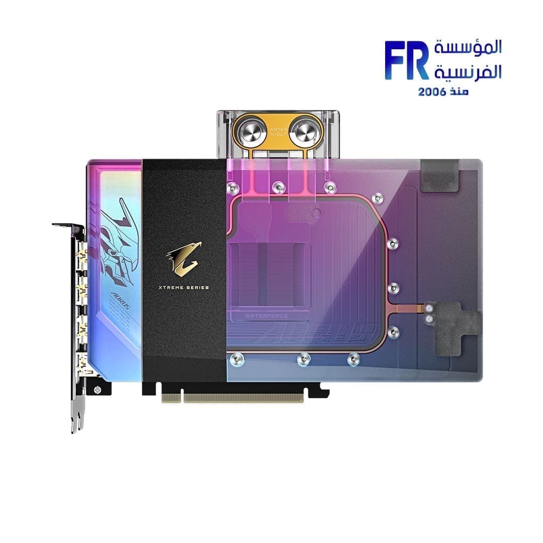 كرت شاشة جيجابايت Aorus GeForce RTX 5090 Xtreme Watterforce WB سعة 32GB GDDR7