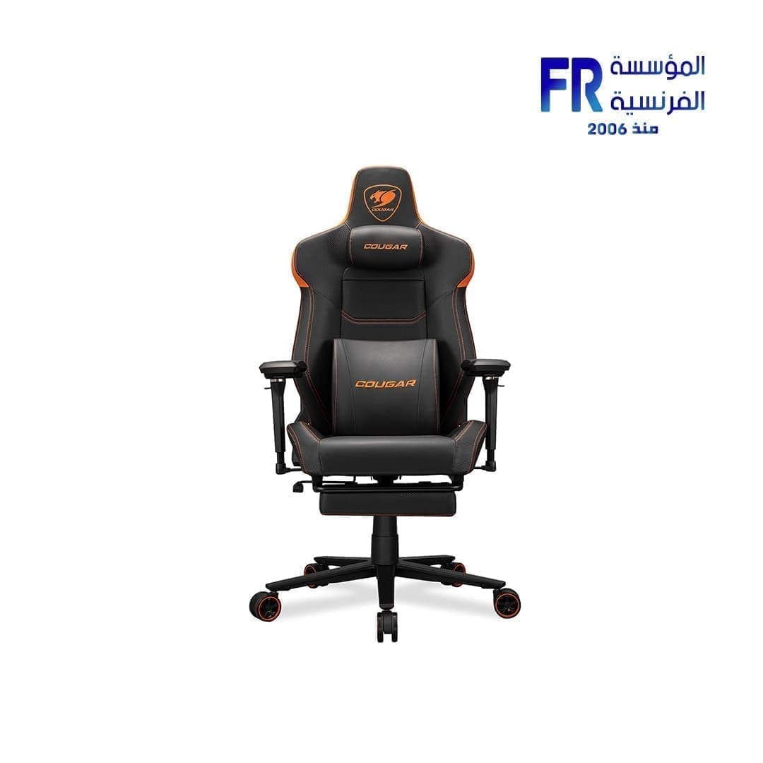كرسي جيمنج كوجر ARMOR EVO M لون برتقالي وأسود